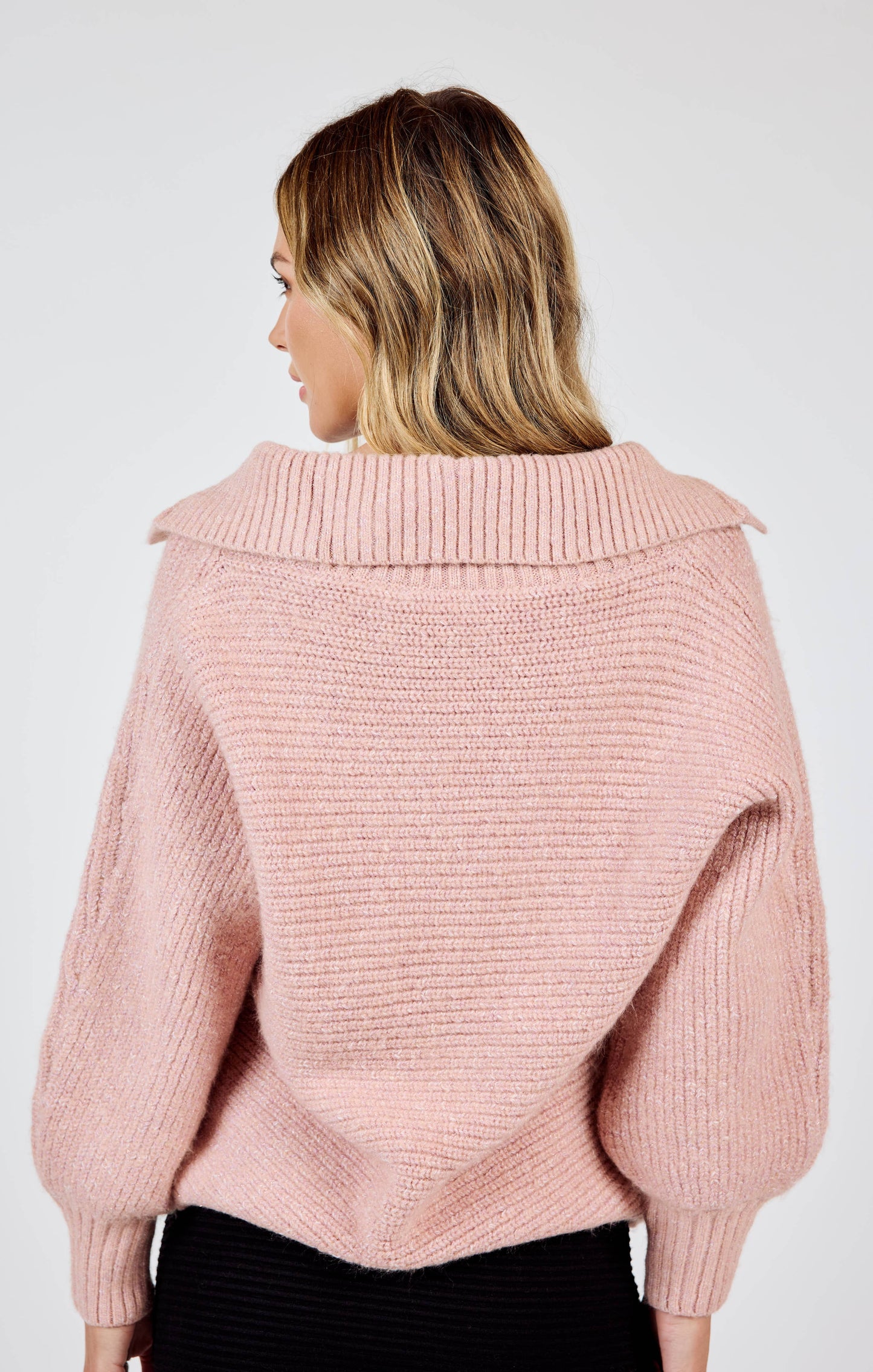 Special Times Open Collar Sweater