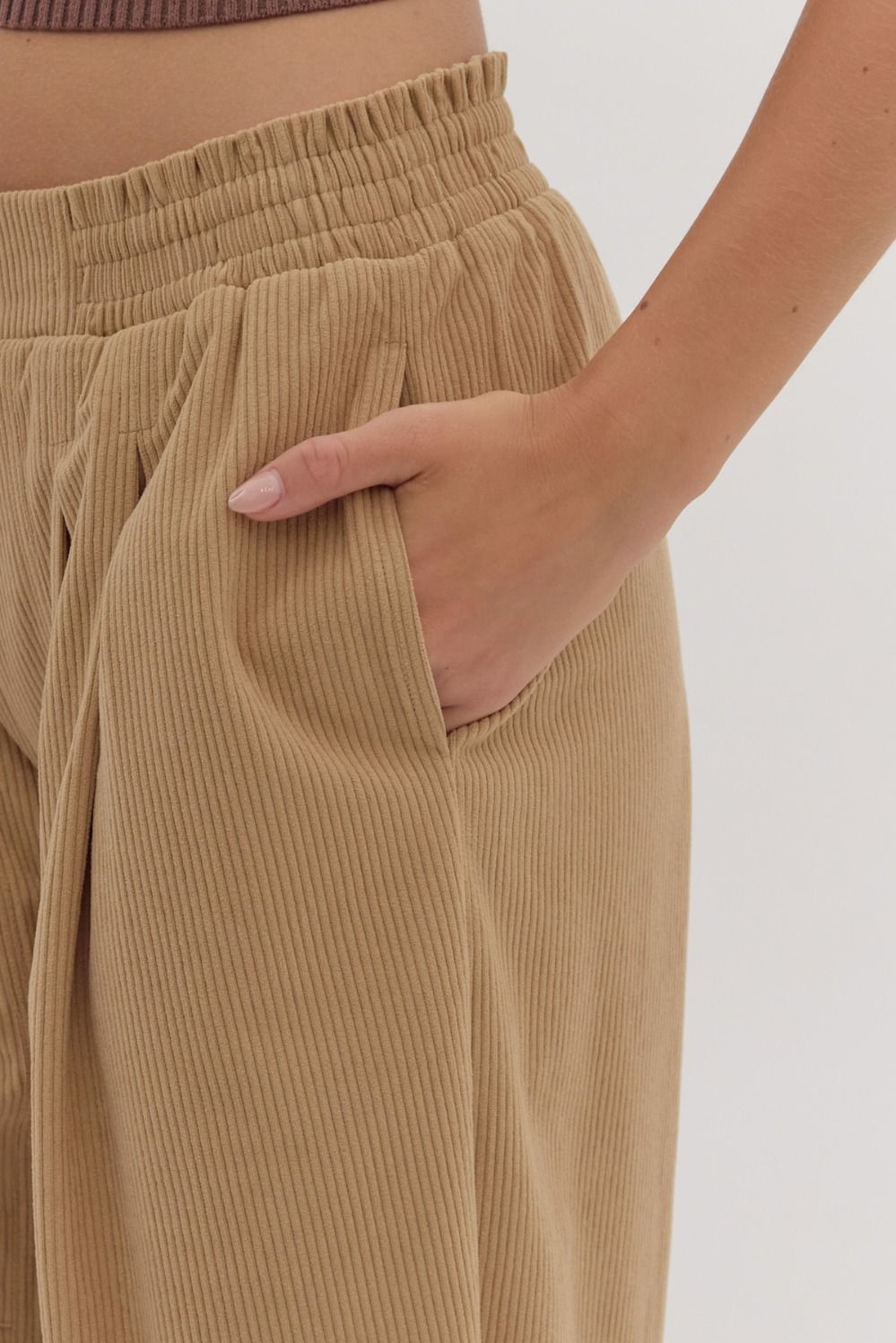 Corduroy Barrel Pants