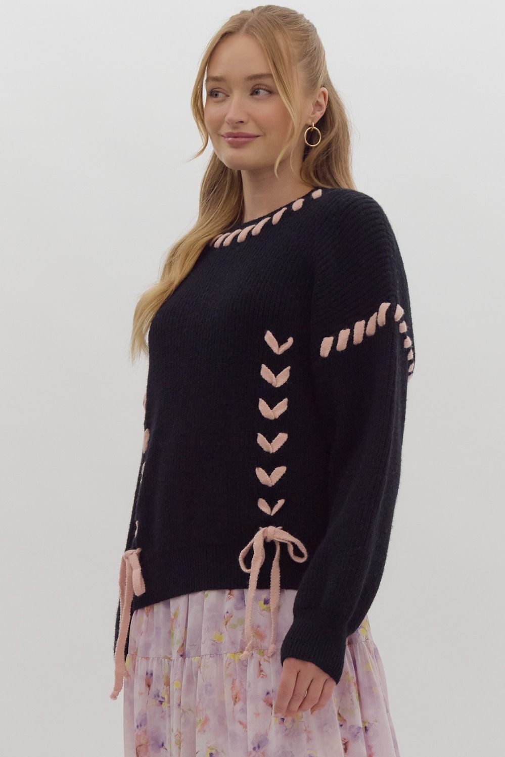 Sweetheart Sweater (Black)