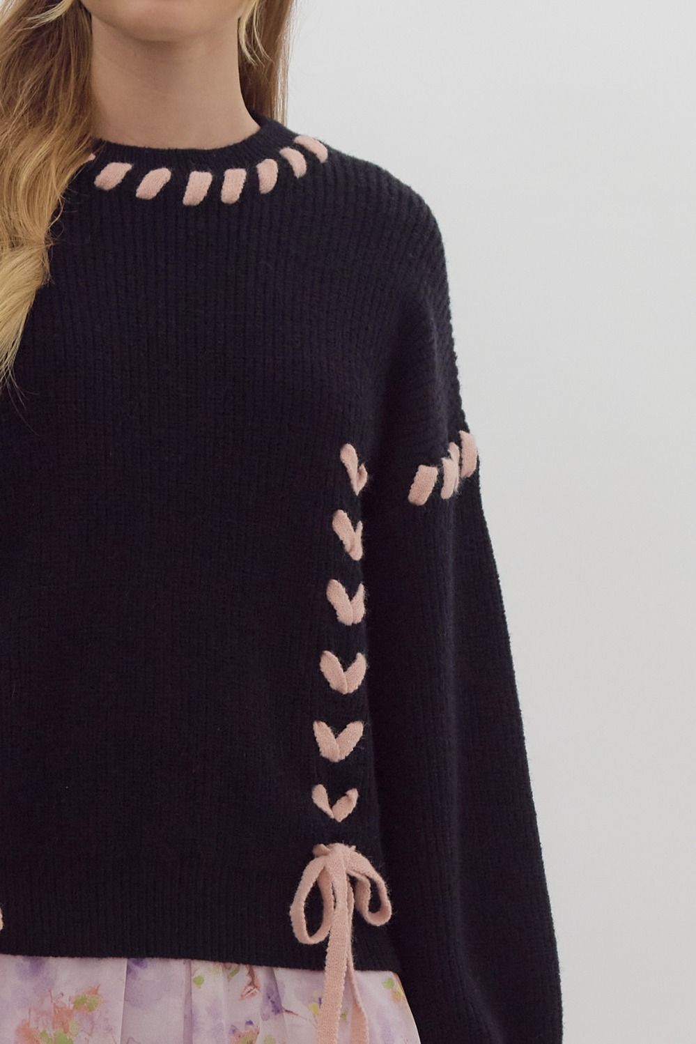 Sweetheart Sweater (Black)