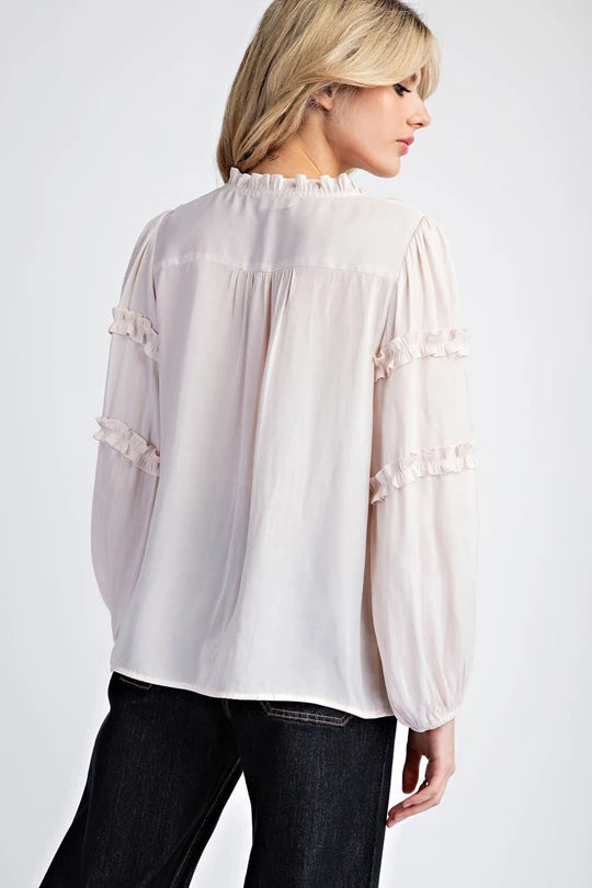 Chandra Ruffle Blouse