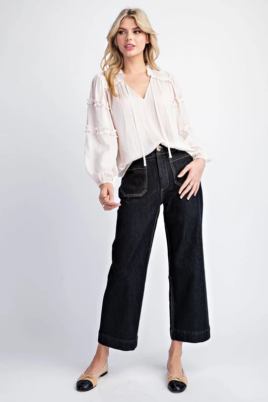 Chandra Ruffle Blouse