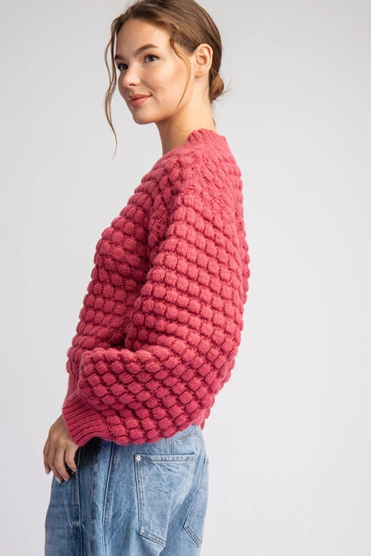 Laura Sweater (Raspberry)
