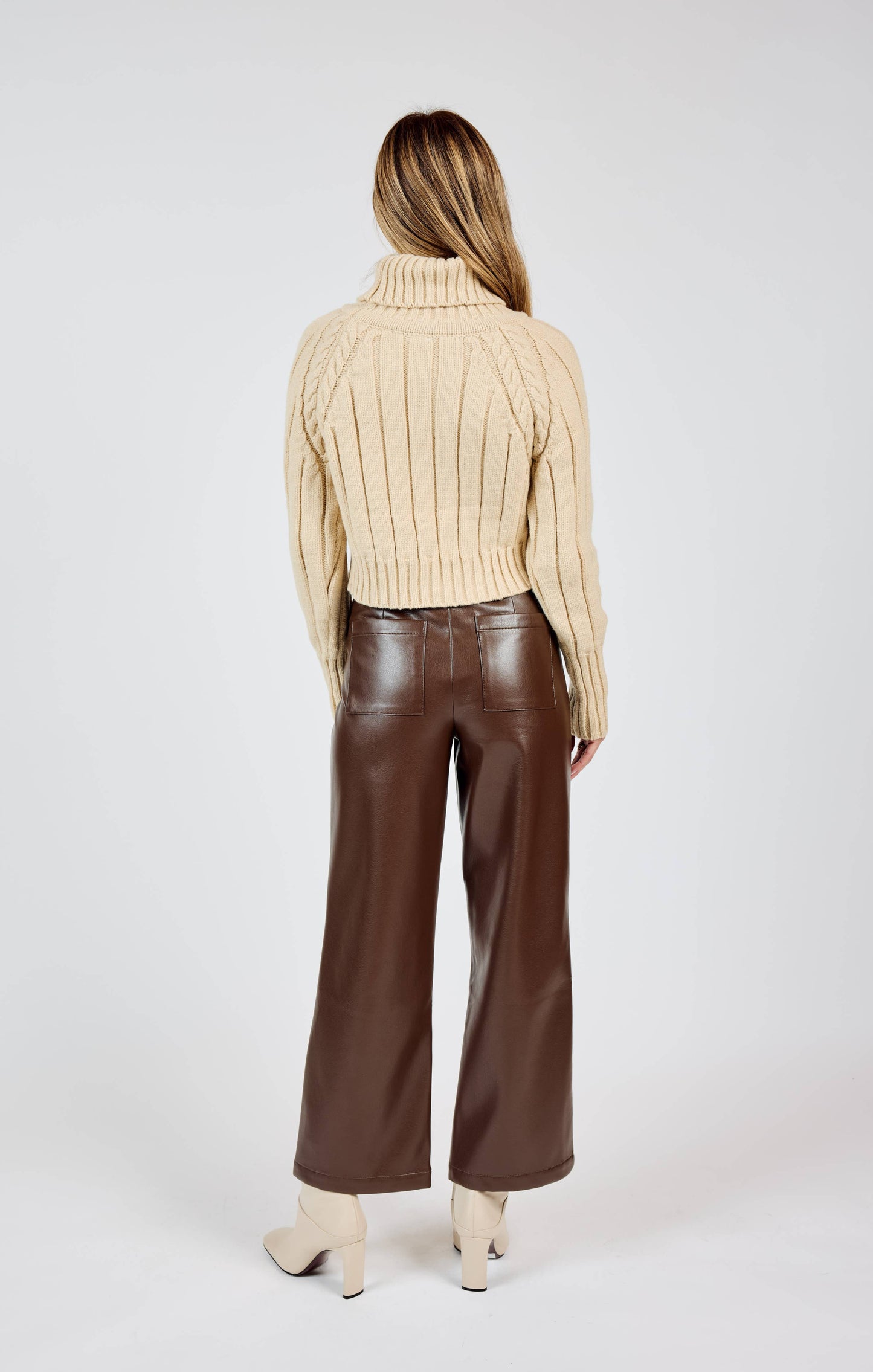 Night Vision Faux Leather Pants