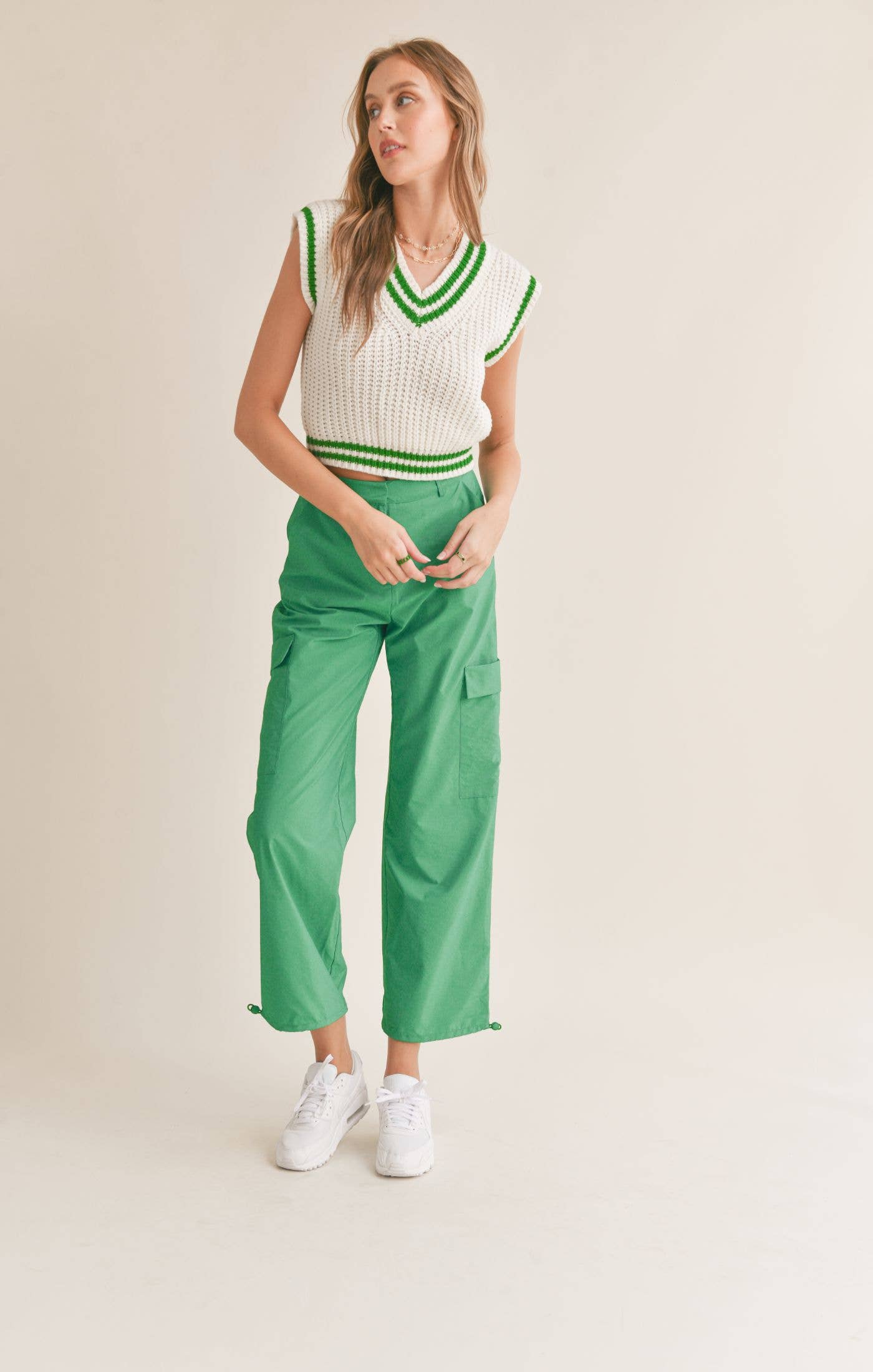 Club Perks V Neck Sweater