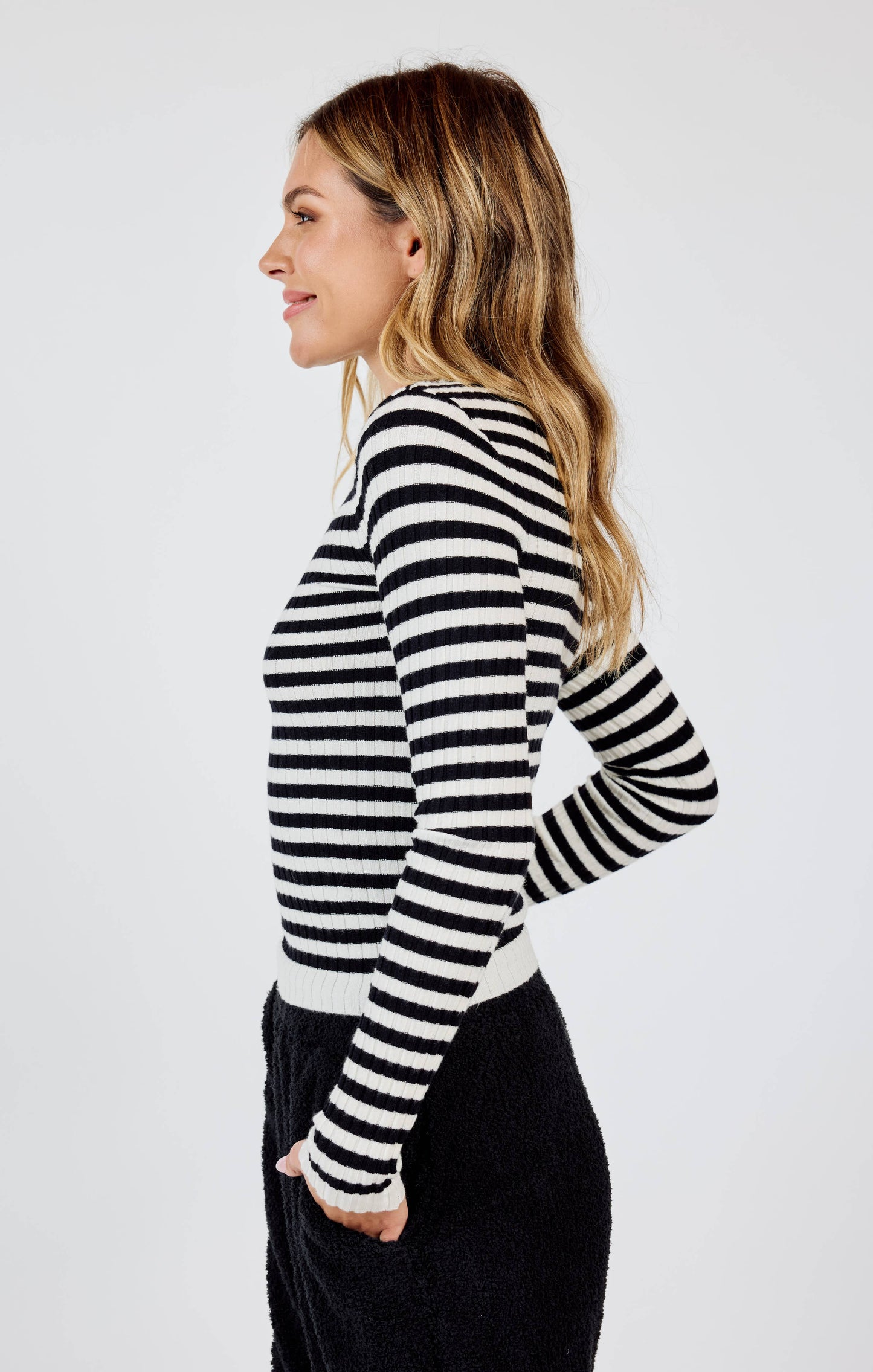 Simple Striped Sweater