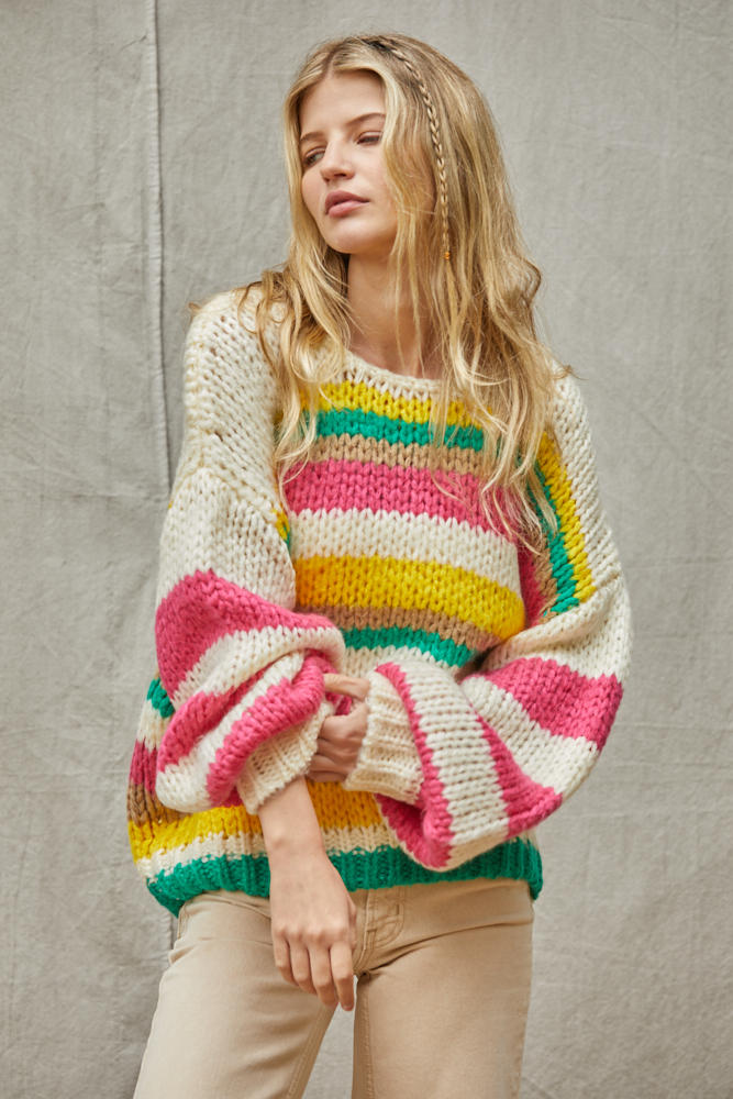 Abbie Striped Sweater