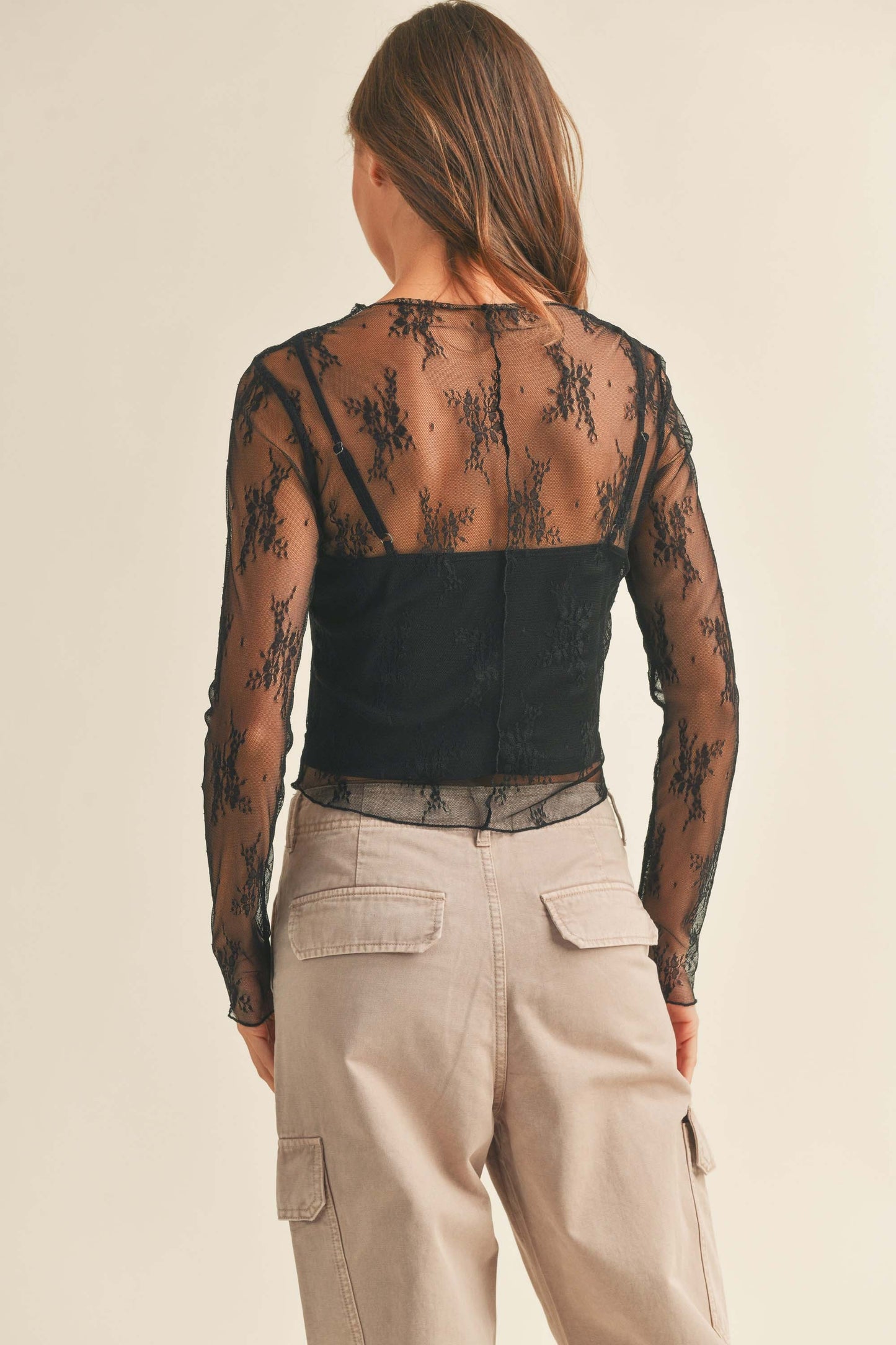 Lacey Top with lining