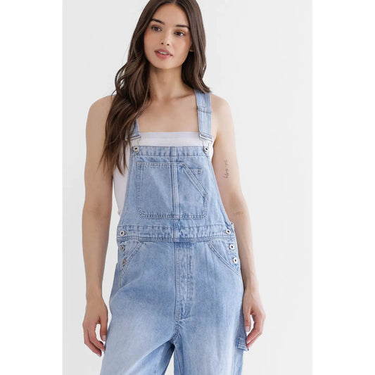 Utility Denim Overalls
