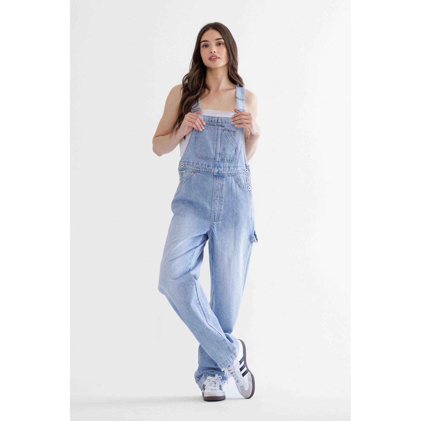 Utility Denim Overalls