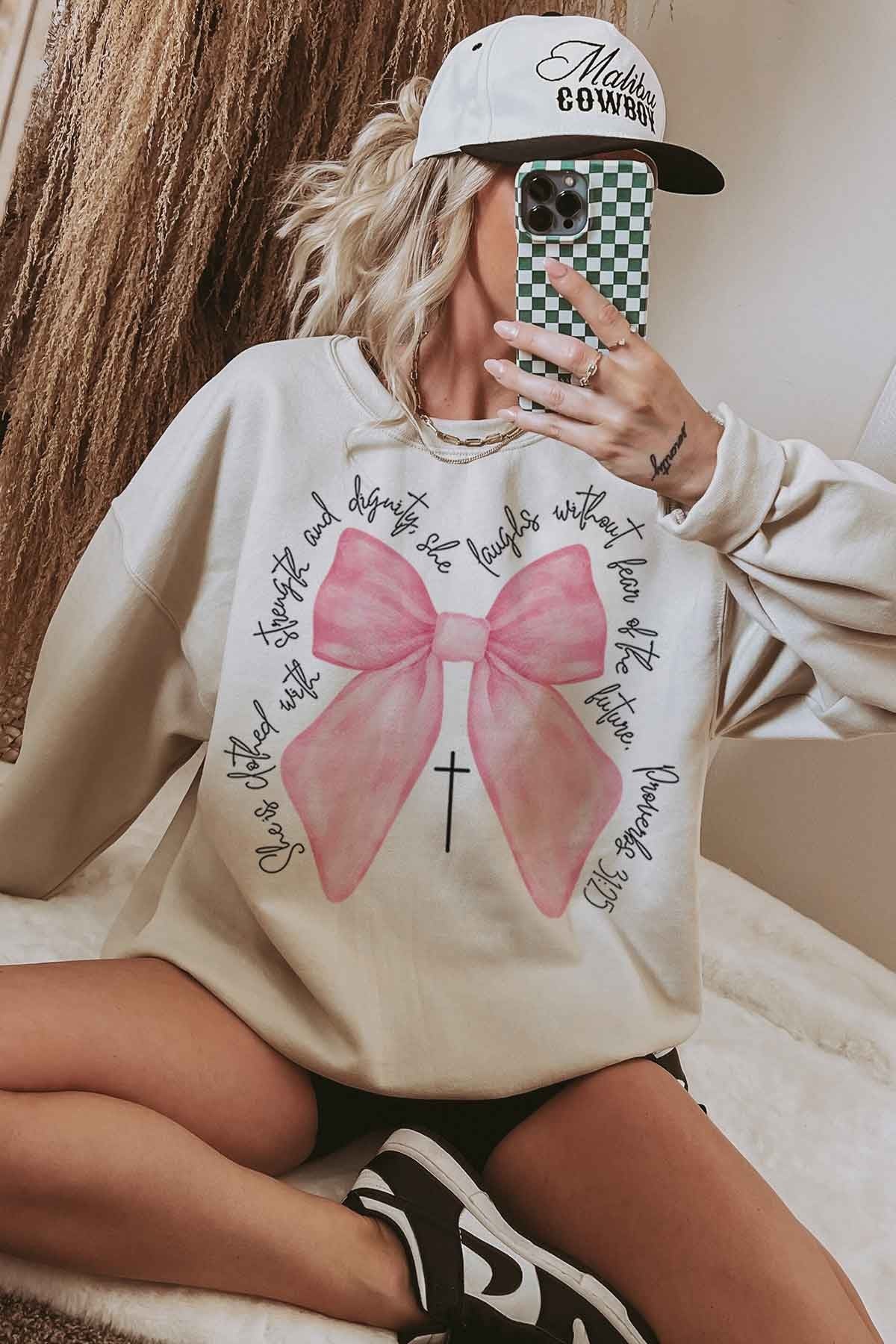 Proverbs 31 Sweatshirt (pink)
