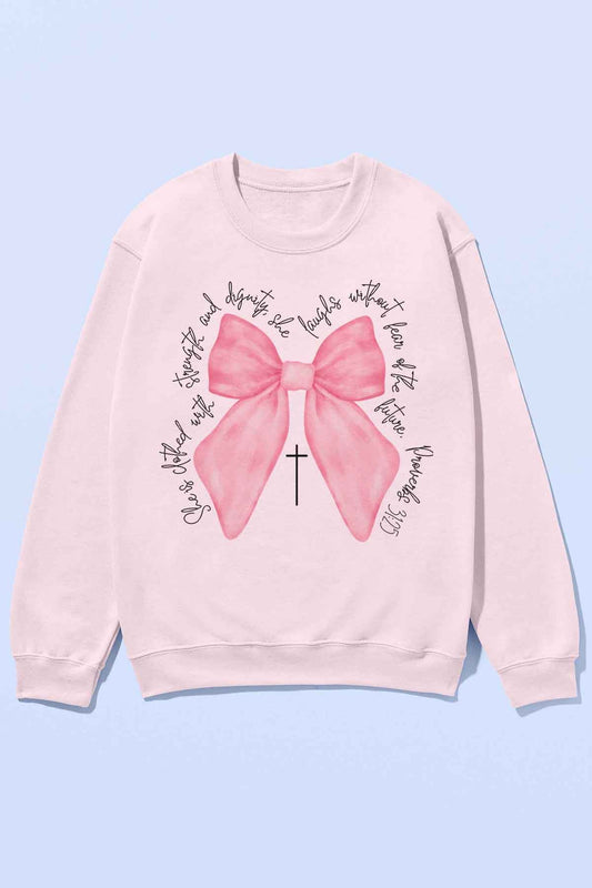 Proverbs 31 Sweatshirt (pink)