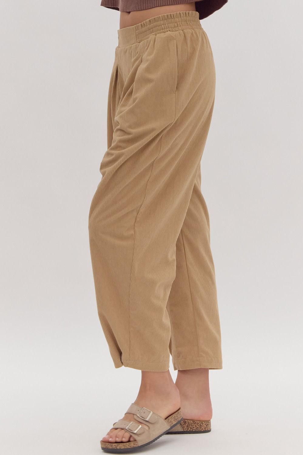 Corduroy Barrel Pants