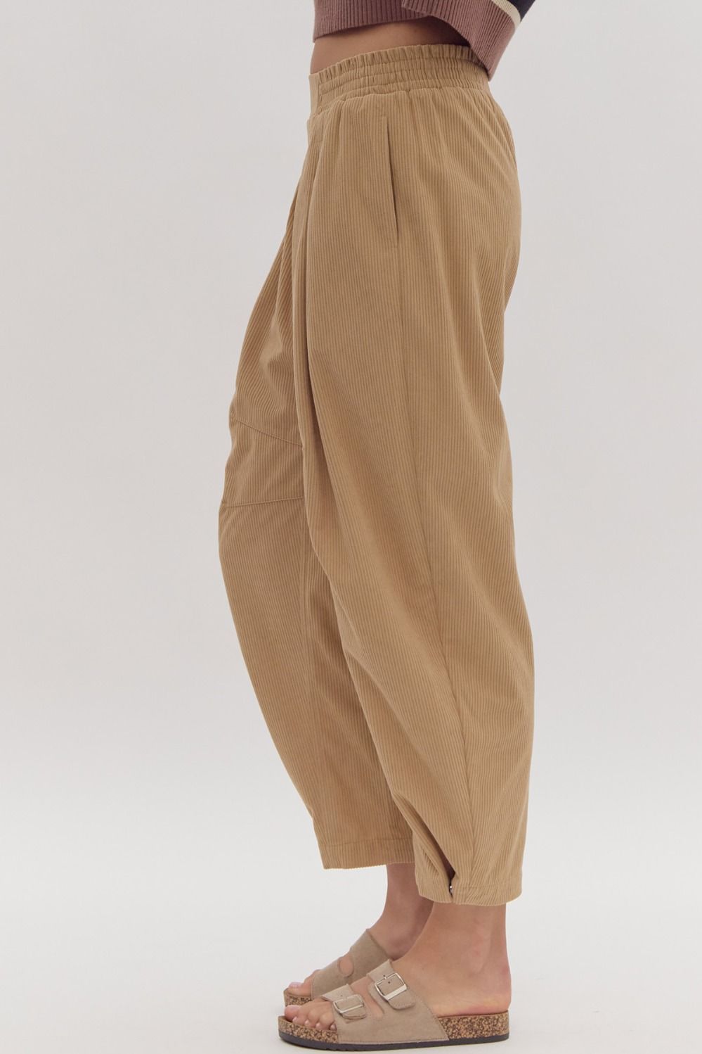 Corduroy Barrel Pants