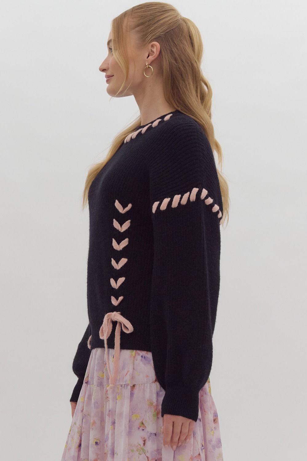 Sweetheart Sweater (Black)