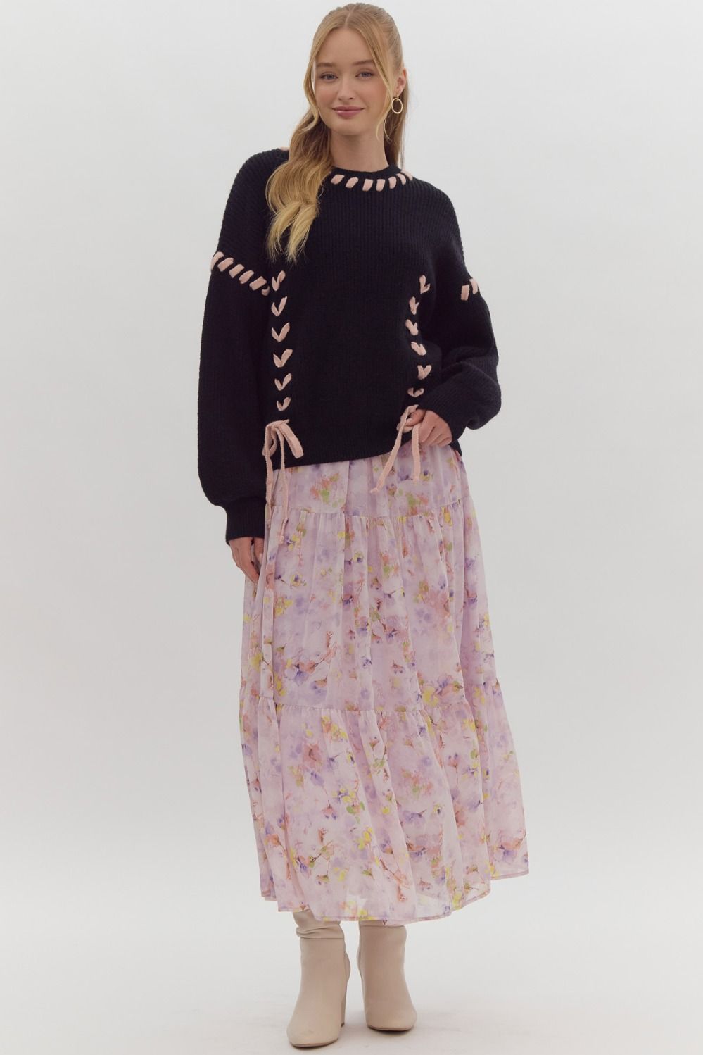 Sweetheart Sweater (Black)