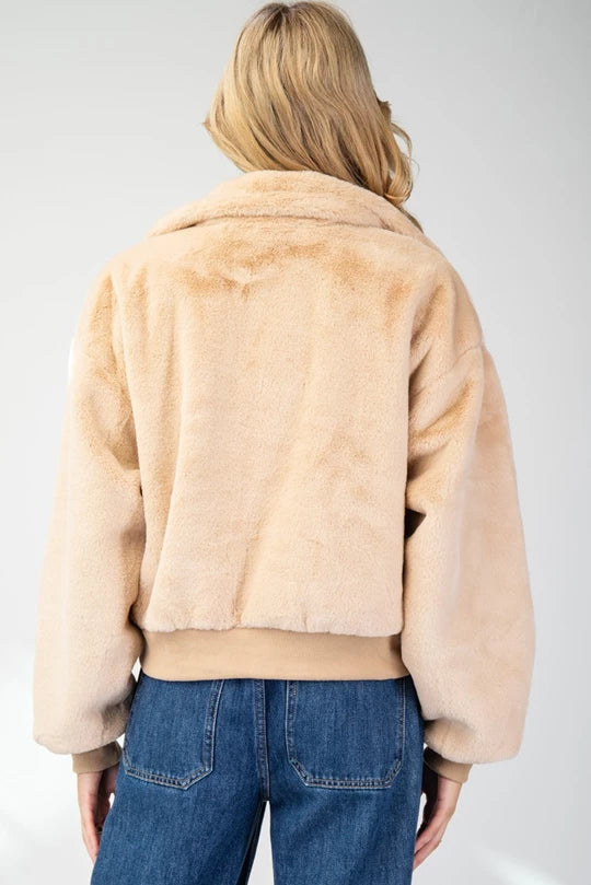 Wrapped in a Blanket Jacket (Latte)