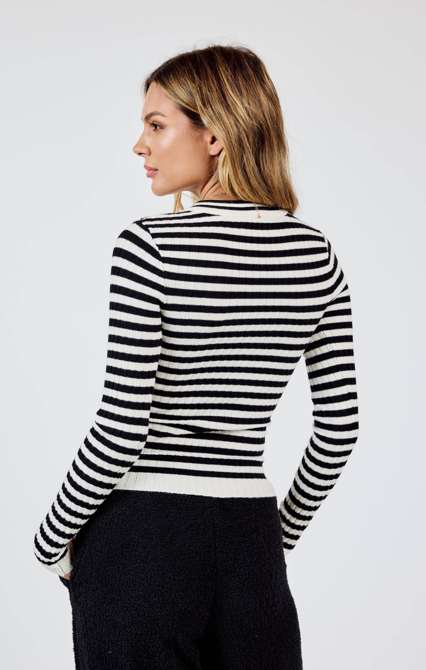 Simple Striped Sweater