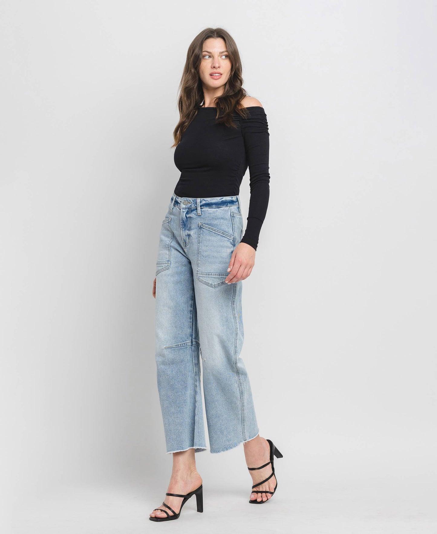 Super High Rise Barrel Jeans
