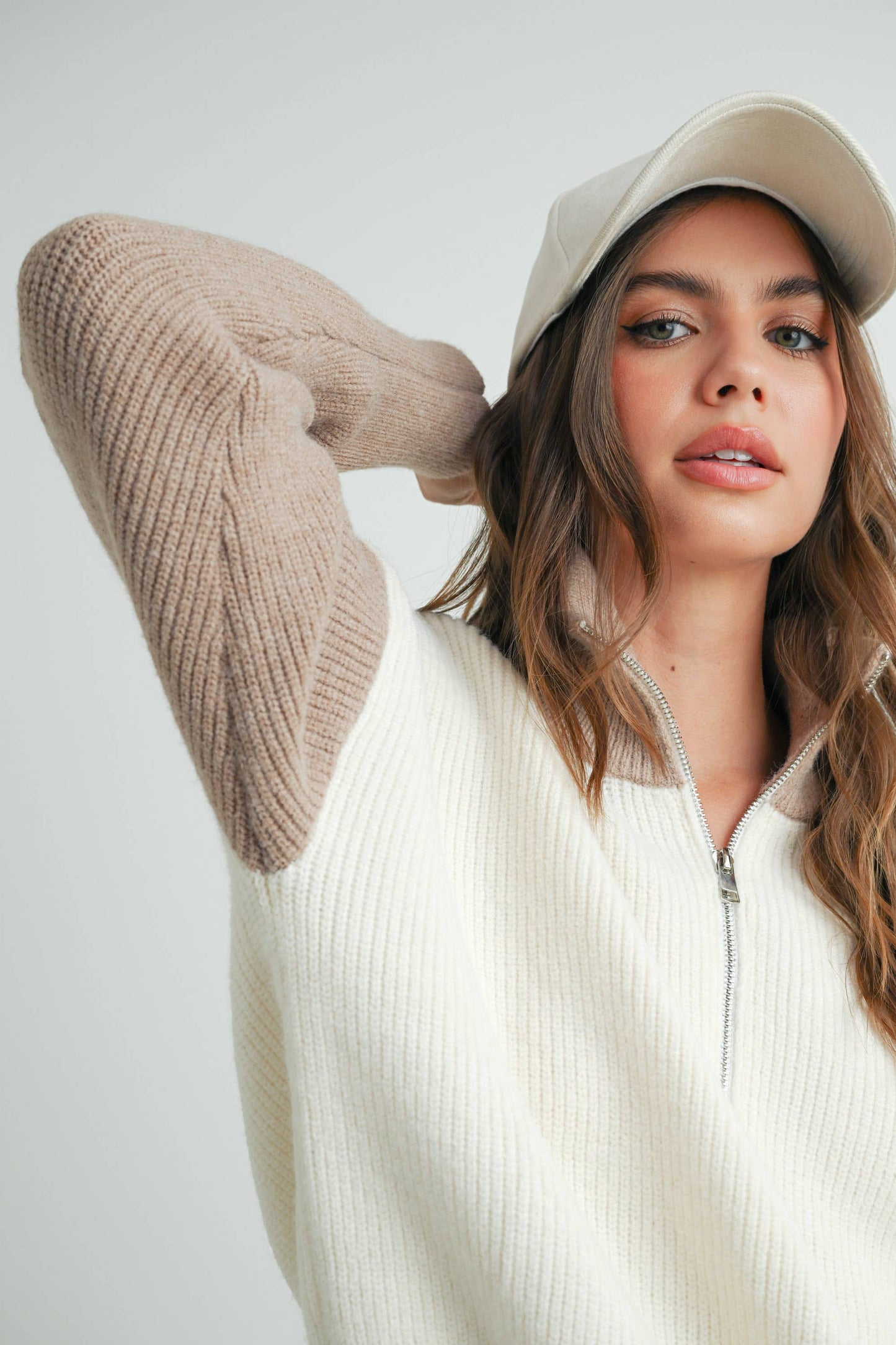 Casual Sunday Color Block Sweater